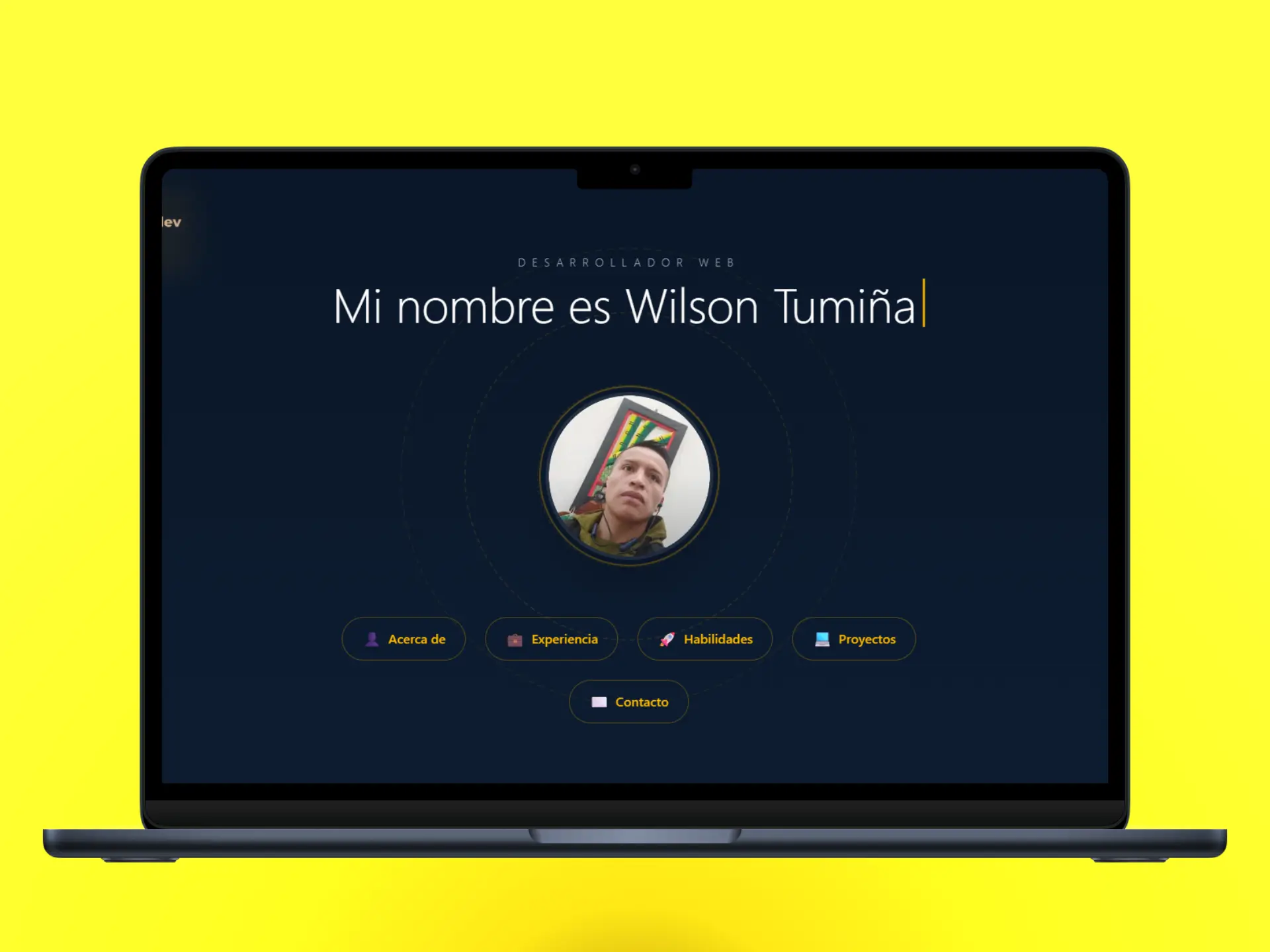 Portfolio Profesional - Vista 1